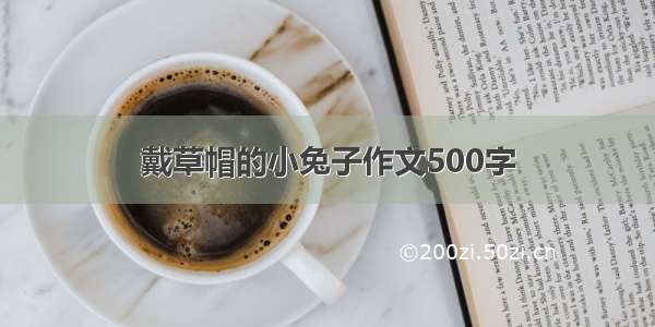 戴草帽的小兔子作文500字