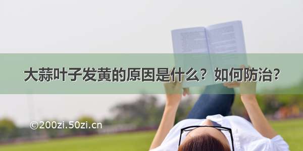 大蒜叶子发黄的原因是什么？如何防治？