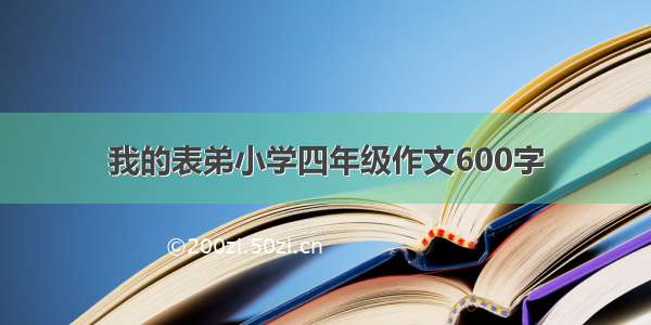 我的表弟小学四年级作文600字