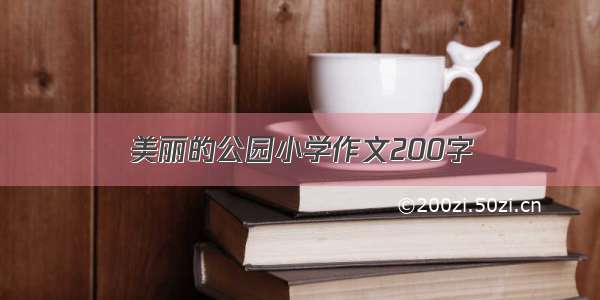 美丽的公园小学作文200字