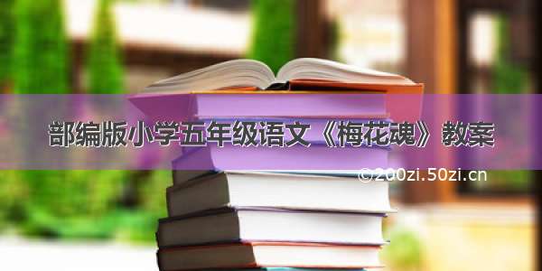 部编版小学五年级语文《梅花魂》教案