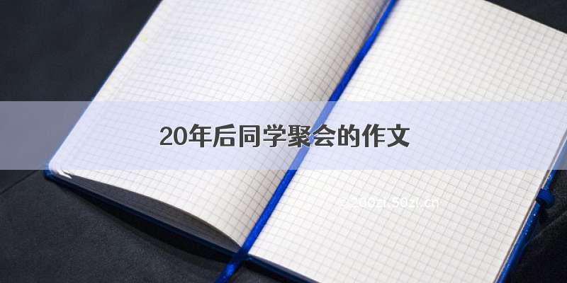 20年后同学聚会的作文