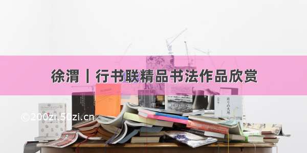 徐渭｜行书联精品书法作品欣赏