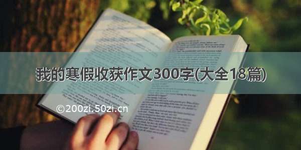 我的寒假收获作文300字(大全18篇)