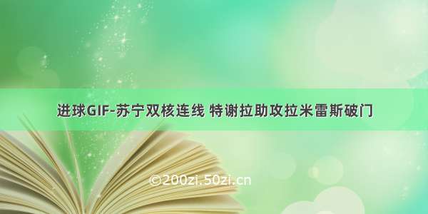 进球GIF-苏宁双核连线 特谢拉助攻拉米雷斯破门