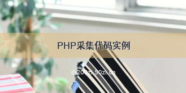 PHP采集代码实例