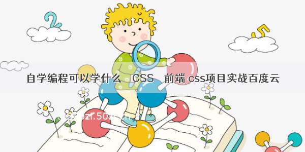 自学编程可以学什么 – CSS – 前端 css项目实战百度云