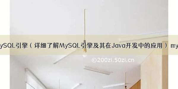 Java面试题MySQL引擎（详细了解MySQL引擎及其在Java开发中的应用） mysql插入机制