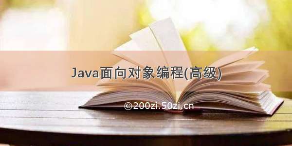 Java面向对象编程(高级)