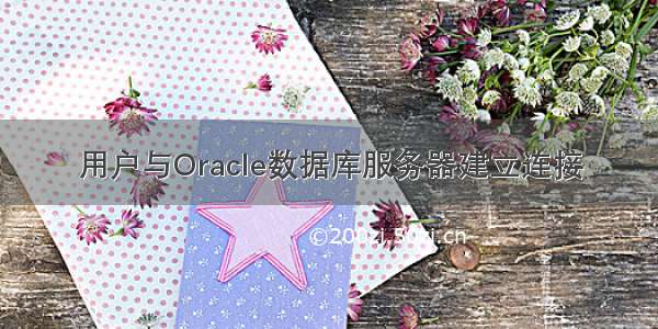 用户与Oracle数据库服务器建立连接