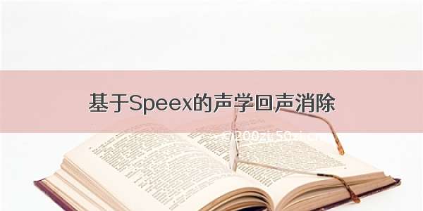 基于Speex的声学回声消除