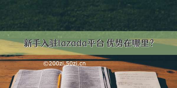 新手入驻lazada平台 优势在哪里？