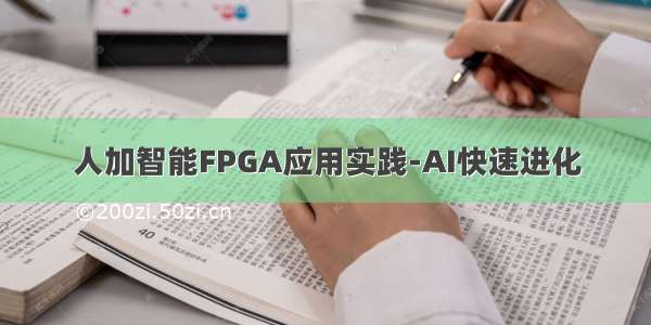 人加智能FPGA应用实践-AI快速进化