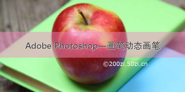 Adobe Photoshop—画笔动态画笔