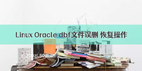 Linux Oracle dbf文件误删 恢复操作