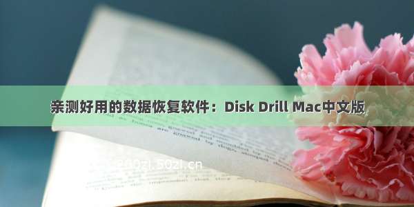 亲测好用的数据恢复软件：Disk Drill Mac中文版