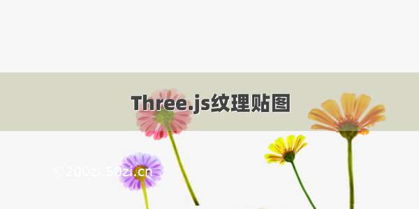 Three.js纹理贴图