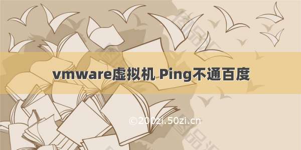 vmware虚拟机 Ping不通百度