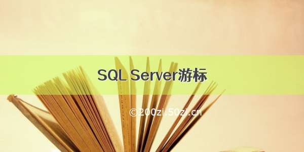 SQL Server游标