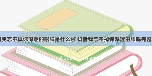 抖音我忘不掉你深邃的眼眸是什么歌 抖音我忘不掉你深邃的眼眸完整歌词