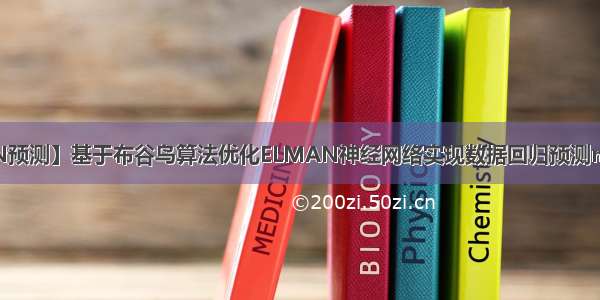 【ELAMN预测】基于布谷鸟算法优化ELMAN神经网络实现数据回归预测matlab代码