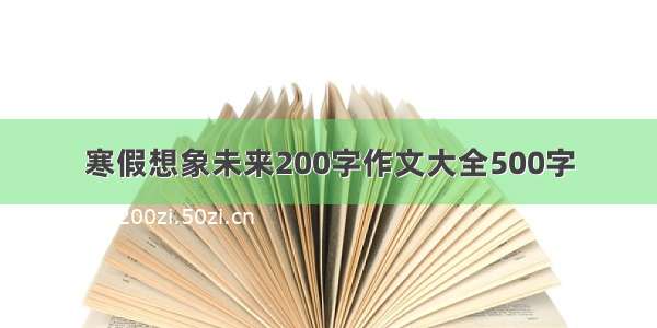 寒假想象未来200字作文大全500字