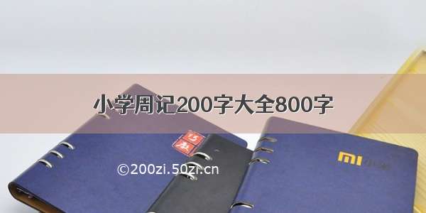 小学周记200字大全800字