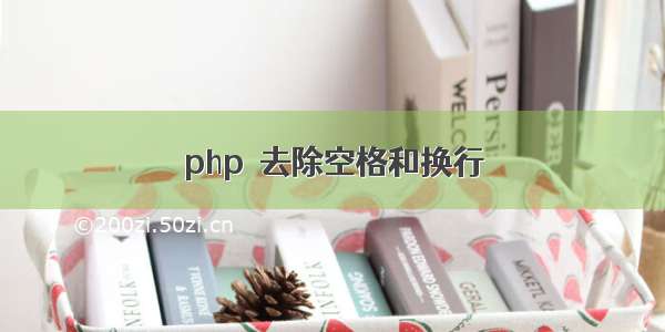 php  去除空格和换行