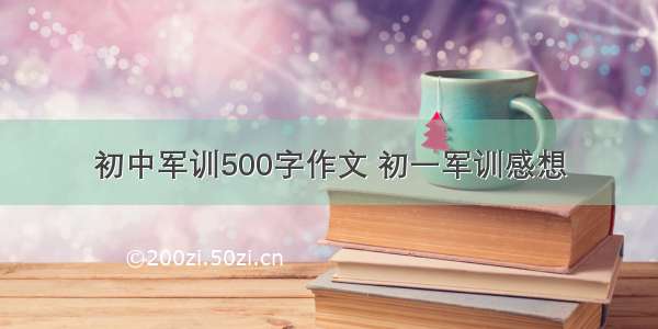 初中军训500字作文 初一军训感想