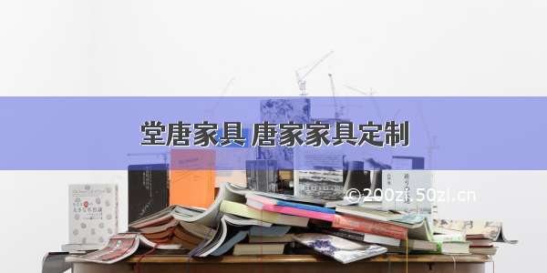 堂唐家具 唐家家具定制