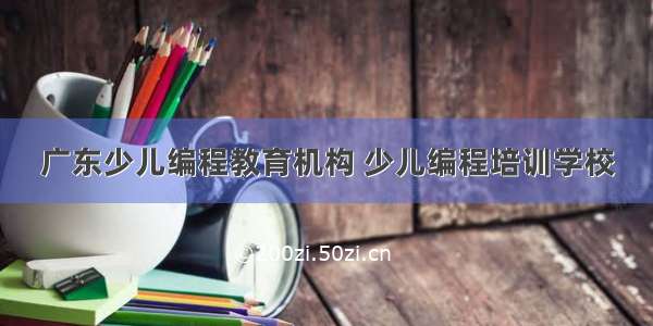 广东少儿编程教育机构 少儿编程培训学校