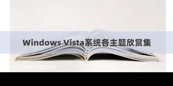 Windows Vista系统各主题欣赏集