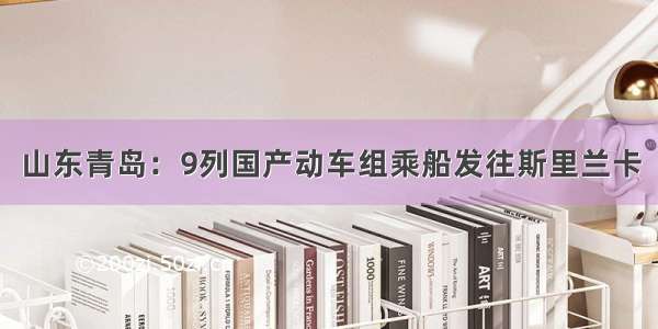 山东青岛：9列国产动车组乘船发往斯里兰卡