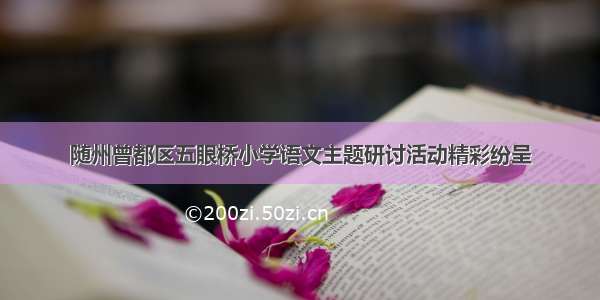 随州曾都区五眼桥小学语文主题研讨活动精彩纷呈