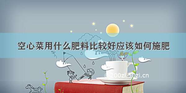 空心菜用什么肥料比较好应该如何施肥