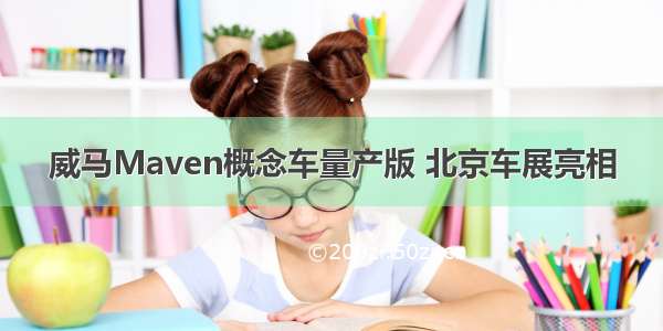 威马Maven概念车量产版 北京车展亮相