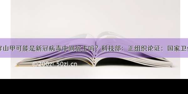 每经16点丨穿山甲可能是新冠病毒中间宿主吗？科技部：正组织论证；国家卫健委：严禁发