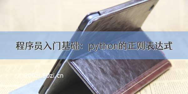 程序员入门基础：python的正则表达式