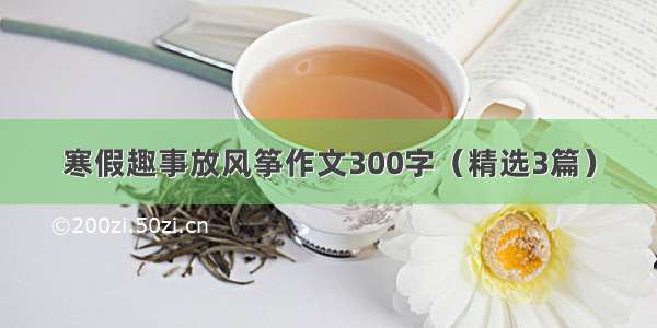 寒假趣事放风筝作文300字（精选3篇）