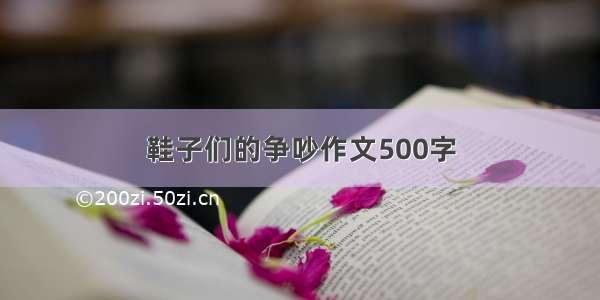 鞋子们的争吵作文500字