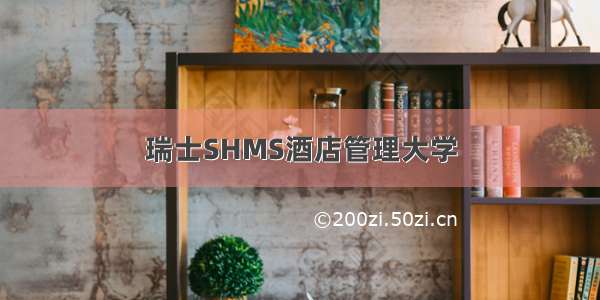 瑞士SHMS酒店管理大学