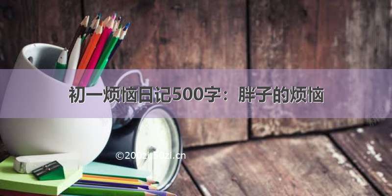 初一烦恼日记500字：胖子的烦恼