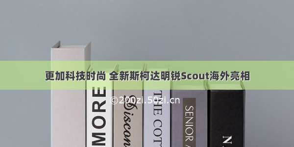 更加科技时尚 全新斯柯达明锐Scout海外亮相