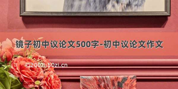 镜子初中议论文500字-初中议论文作文