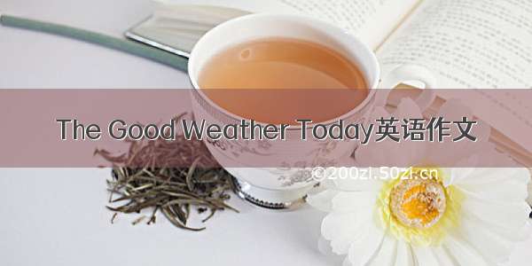 The Good Weather Today英语作文