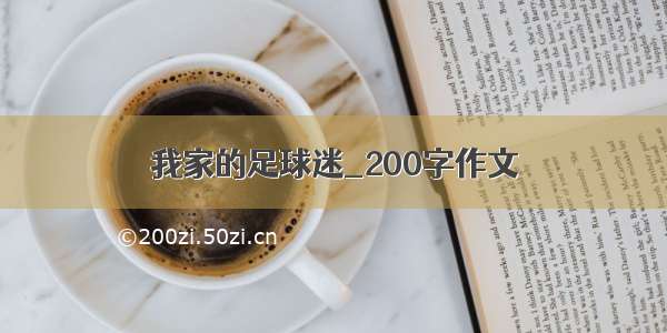 我家的足球迷_200字作文