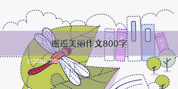 邂逅美丽作文800字