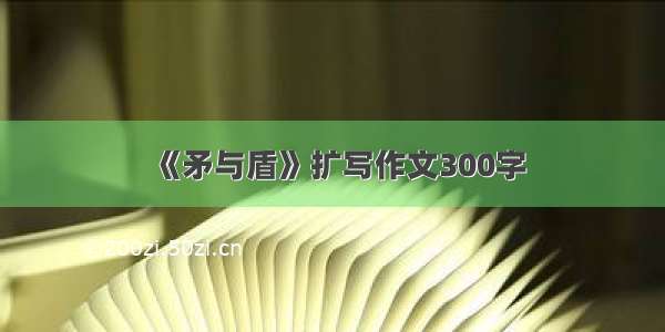 《矛与盾》扩写作文300字