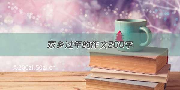 家乡过年的作文200字